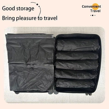 Reusable Hand Roll Vacuum Bags for Travel Waterproof Vacuum Compression Bag Portable Luggage Vacuum Storage Bag Space Saver